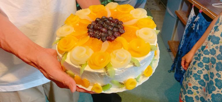 藪木さんの誕生日ケーキ
